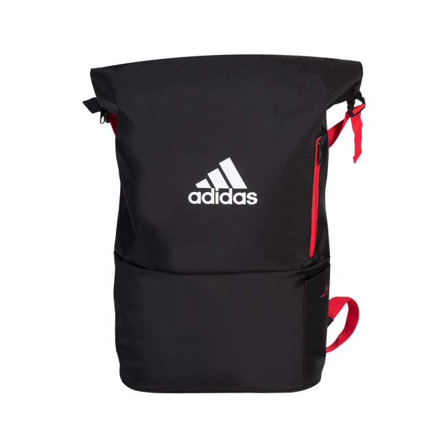 Adidas red and black backpack hotsell