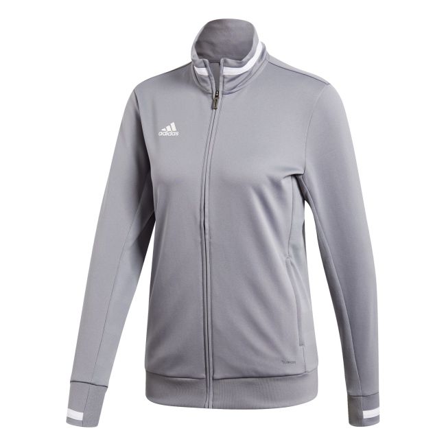 adidas T19 Track Jacket Women grey white