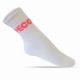 PECO Crew Sock Pack of 3 White/Pink