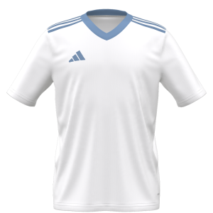 adidas Shirt Youth Weiss/Hellblau