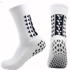 Y1 Anti-Slip Socks White (One Pair)
