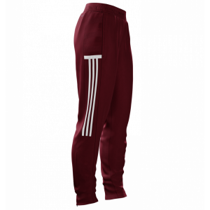 adidas THC Ahrensburg Track Pant Jugend T19 2020 weinrot / weiß