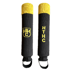 HTHC Stutzen schwarz gelb Senior